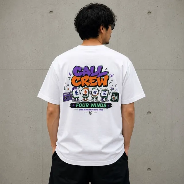 CALL CREW "FOUR WINDS" Tee 麻雀Tシャツ